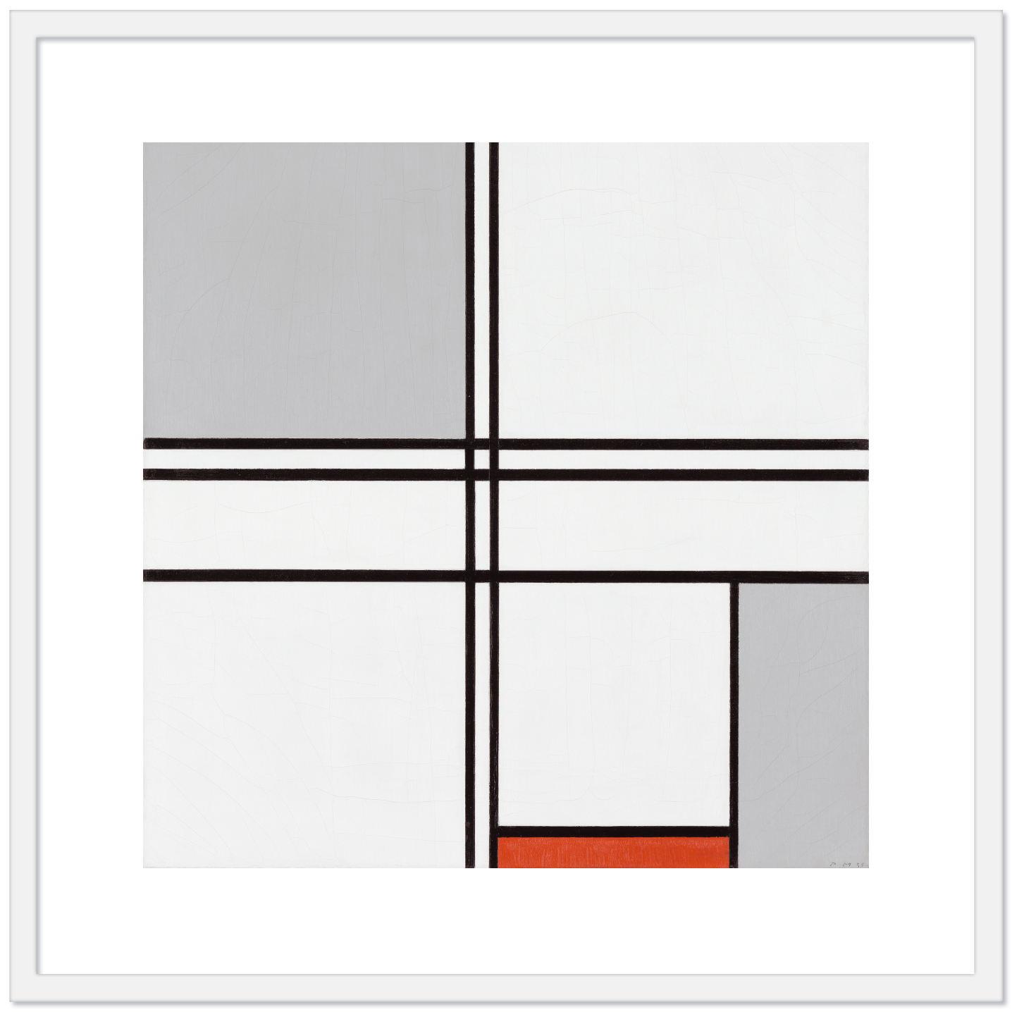 Piet Mondrian - Gray-Red – Arto Editions